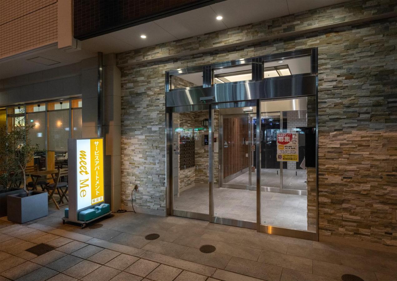 Meet Me Umeda Nishi Aparthotel Osaka Exterior foto